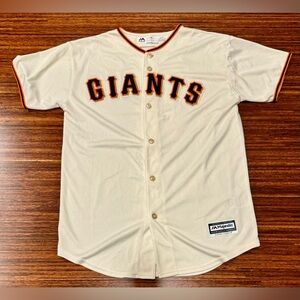 MLB Majestic Cool Base Giants Jersey Belt 9 EUC size XL 18-20